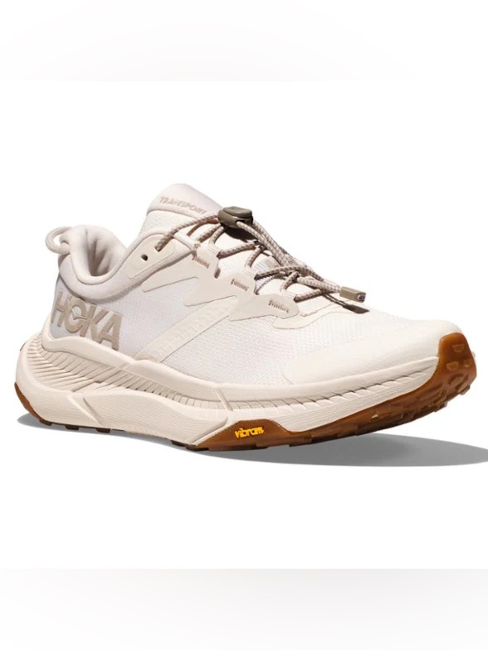 Hoka Transport Sneaker Eggnog White | Women’s Size 8.5